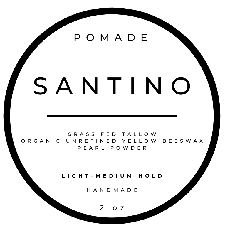 Tallow Hair Pomade 2 oz – Unscented – 3 Ingredients