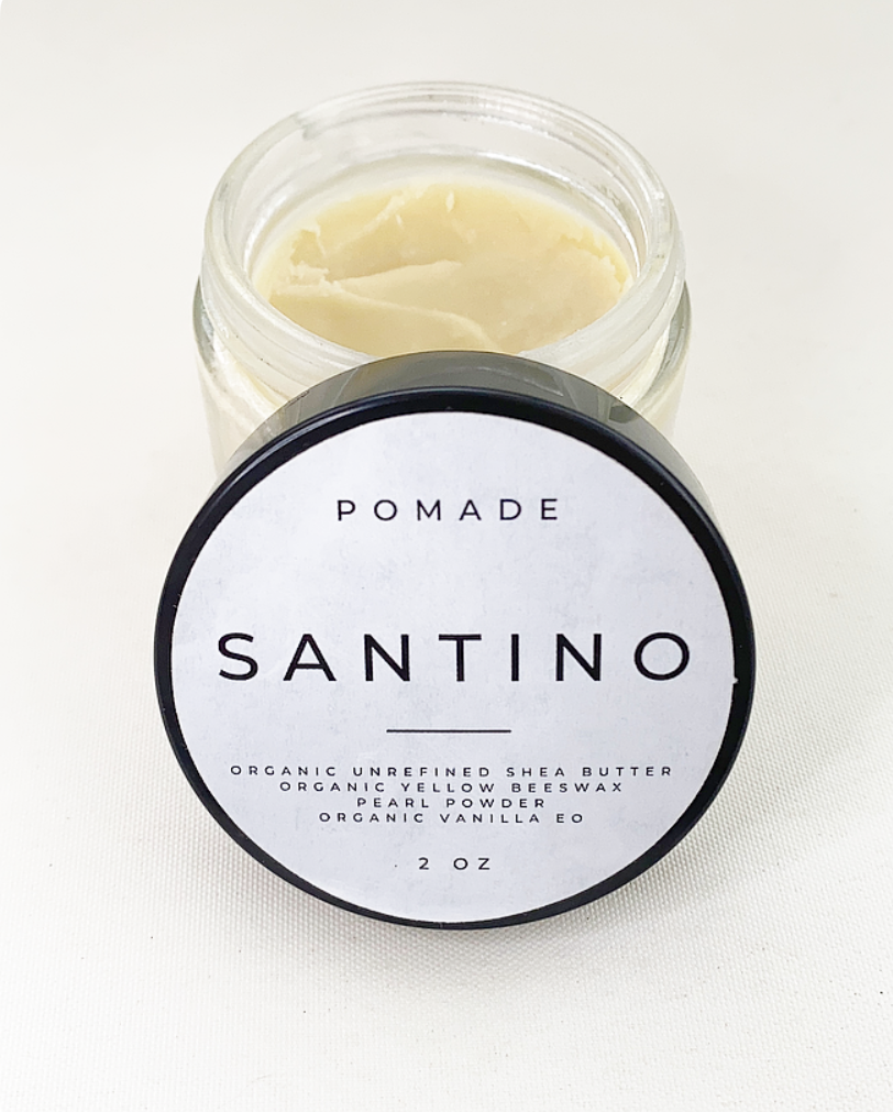 Organic Unrefined Shea Butter Hair Pomade - 4 Ingredients