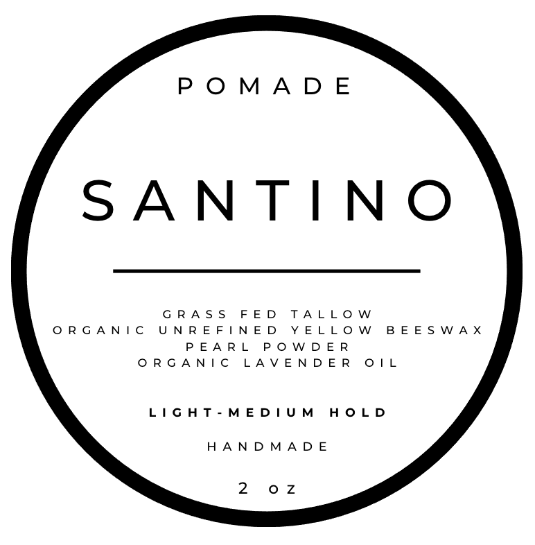 2 oz Tallow Hair Pomade - Lavender  - 4 Ingredients